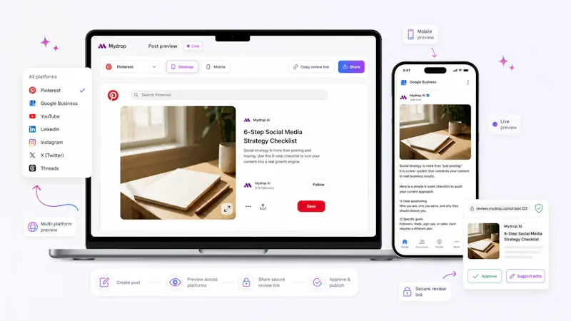 Mydrop AI - Social Media OS for Agencies screenshot 10