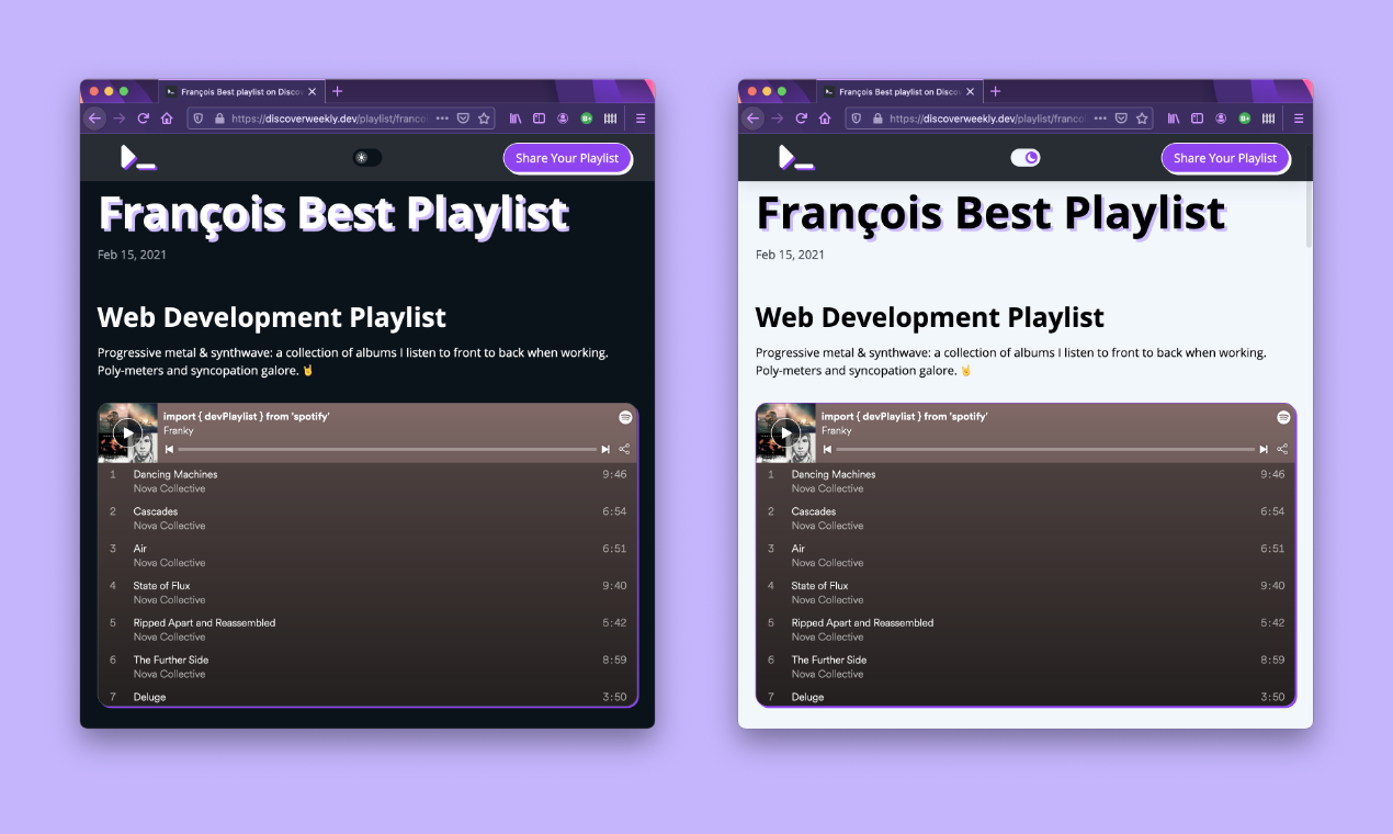 DiscoverWeekly.dev gallery image
