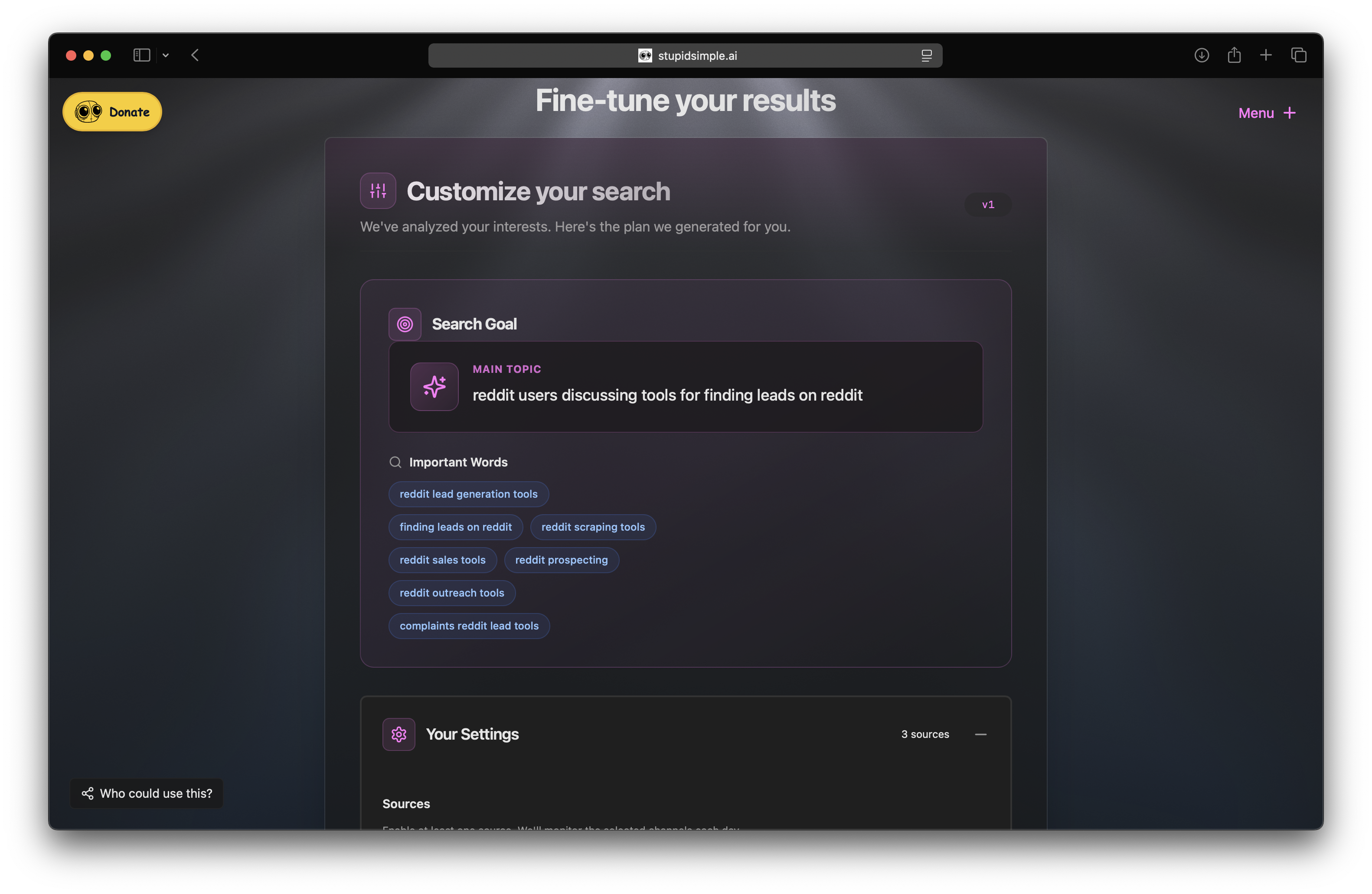 Stupid Simple AI Search gallery image