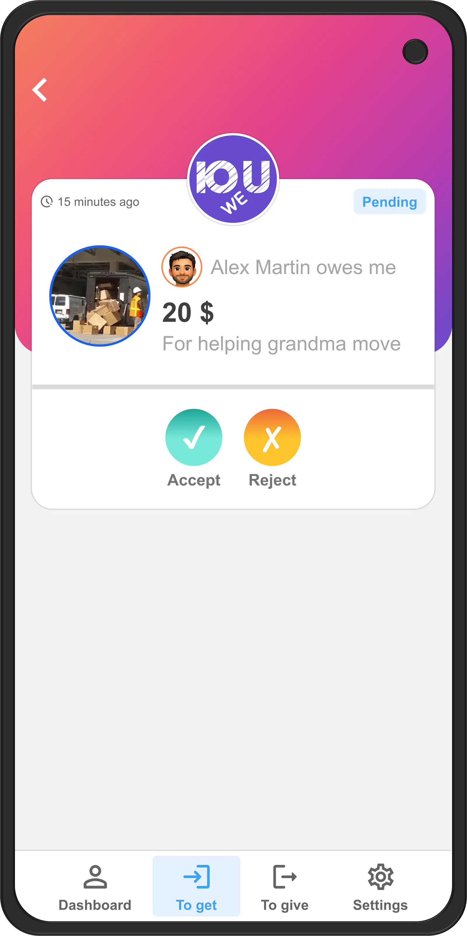 IOweU screenshot 6