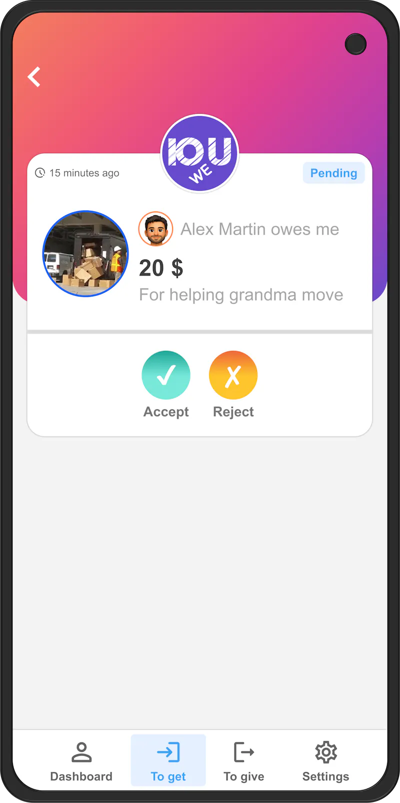 IOweU screenshot 6