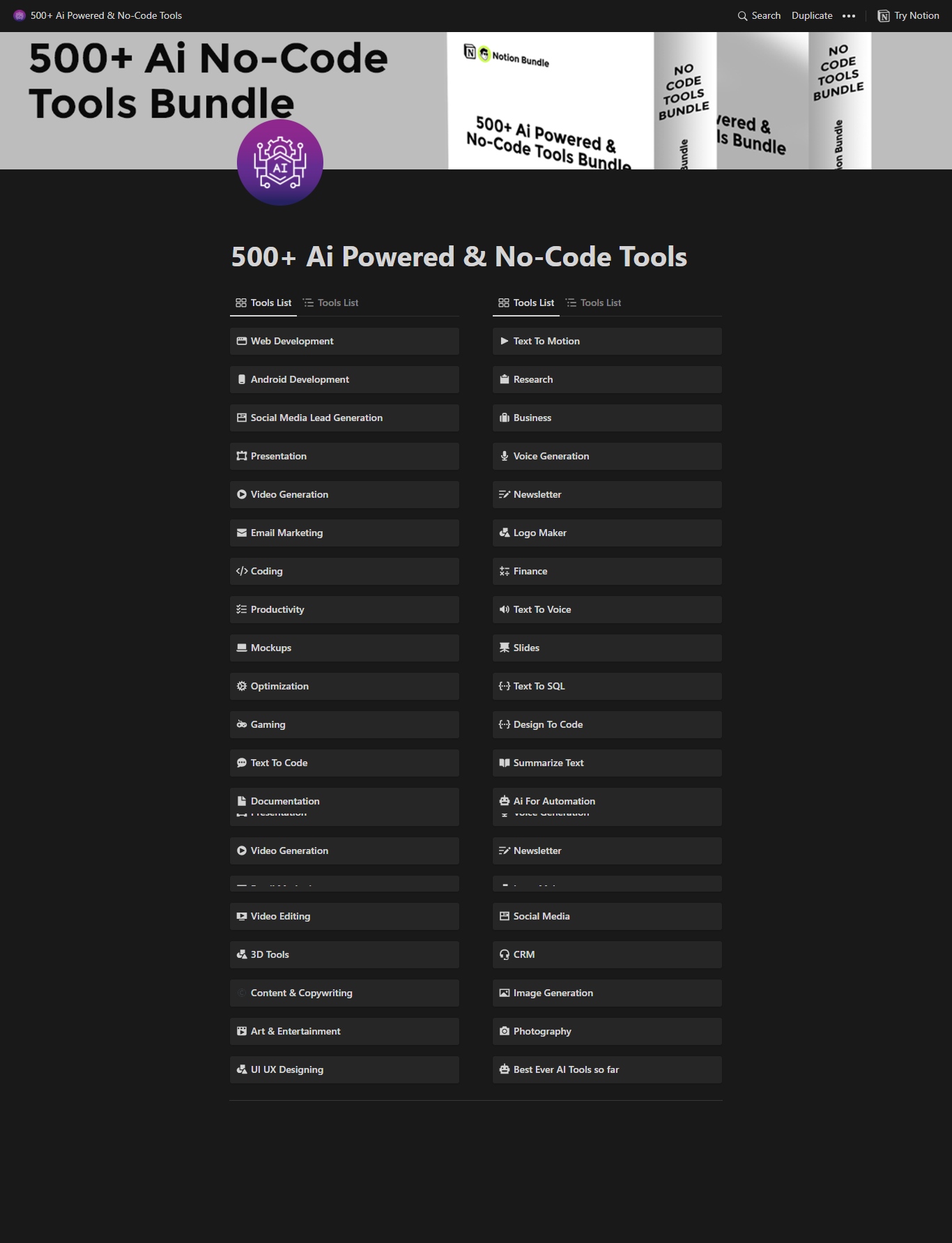 Media 500 AI Powered & No-Code Tools Bundle 3