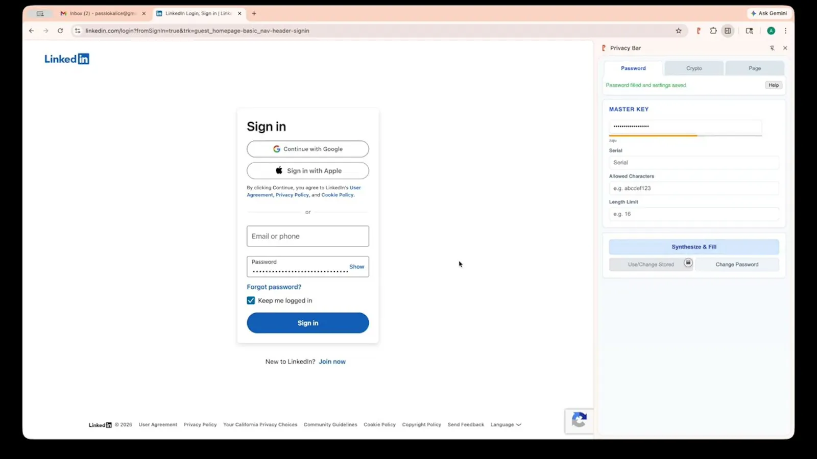 Privacy Bar screenshot 1 (video preview)