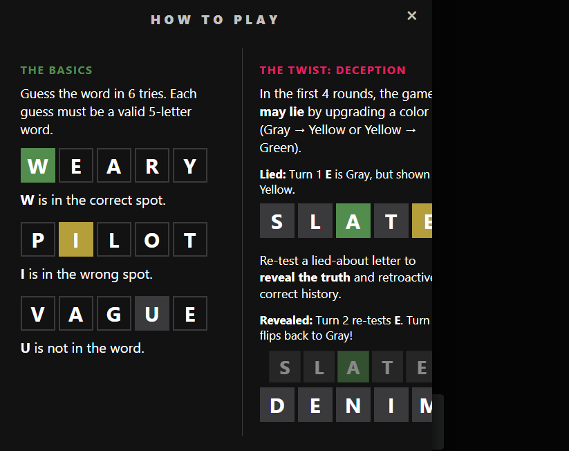 Liar's Wordle gallery image