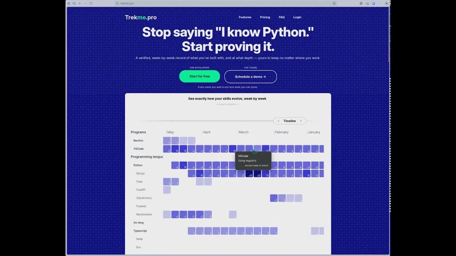 Trekme.pro screenshot 1 (video preview)