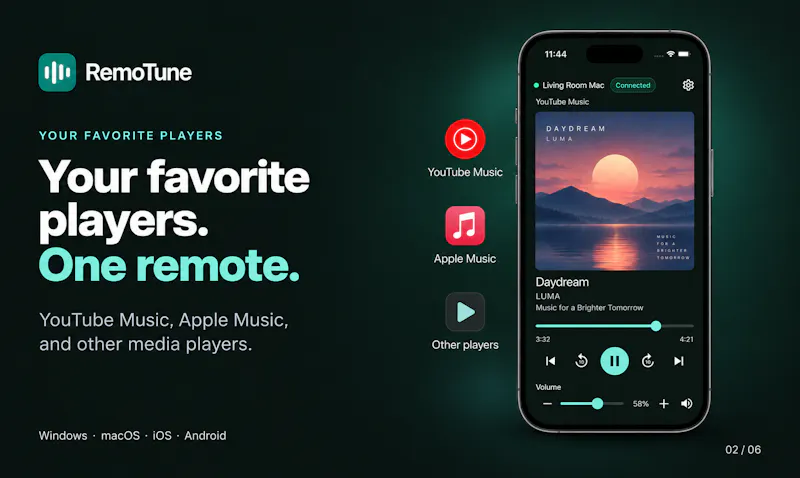RemoTune screenshot 2
