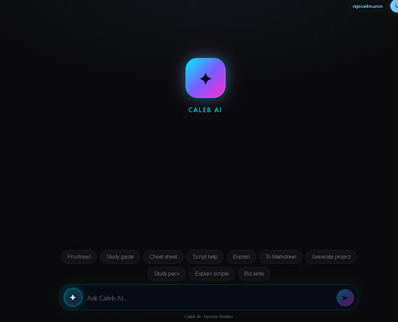 Caleb AI screenshot 1