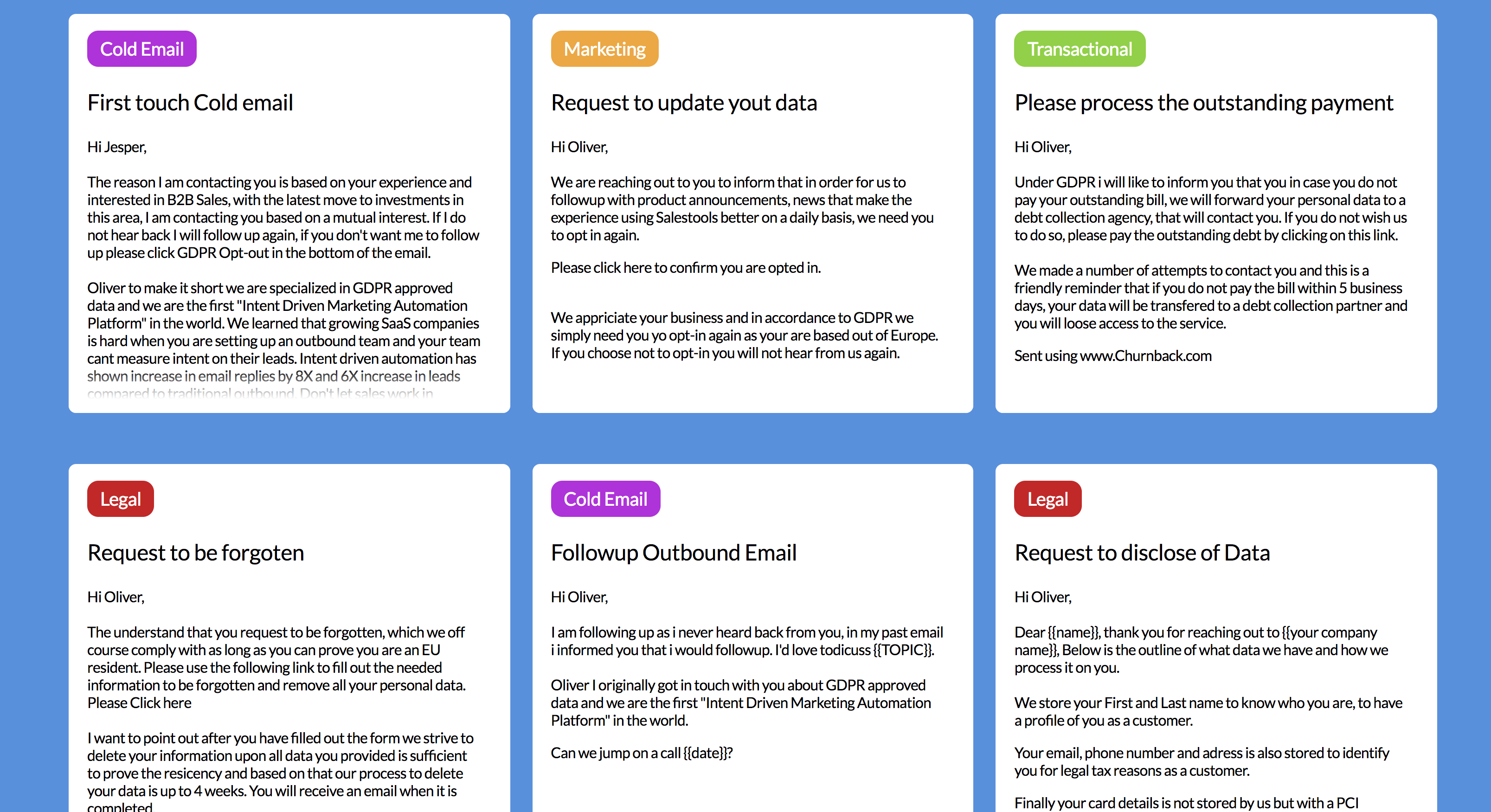GDPR Email Copy Image