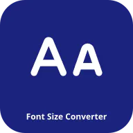 Font Size Converter