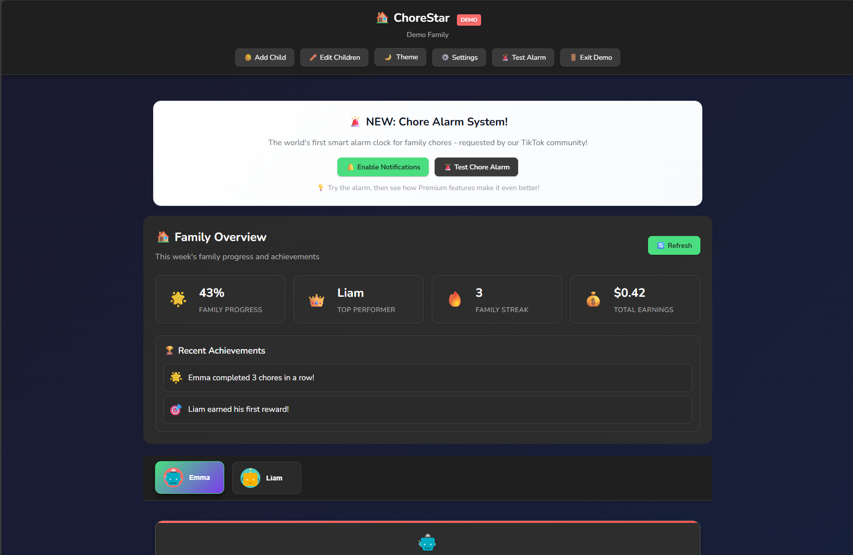 Média Chorester - Tableau de corvée familiale et tracker de récompense |Rendre les tâches amusantes 2