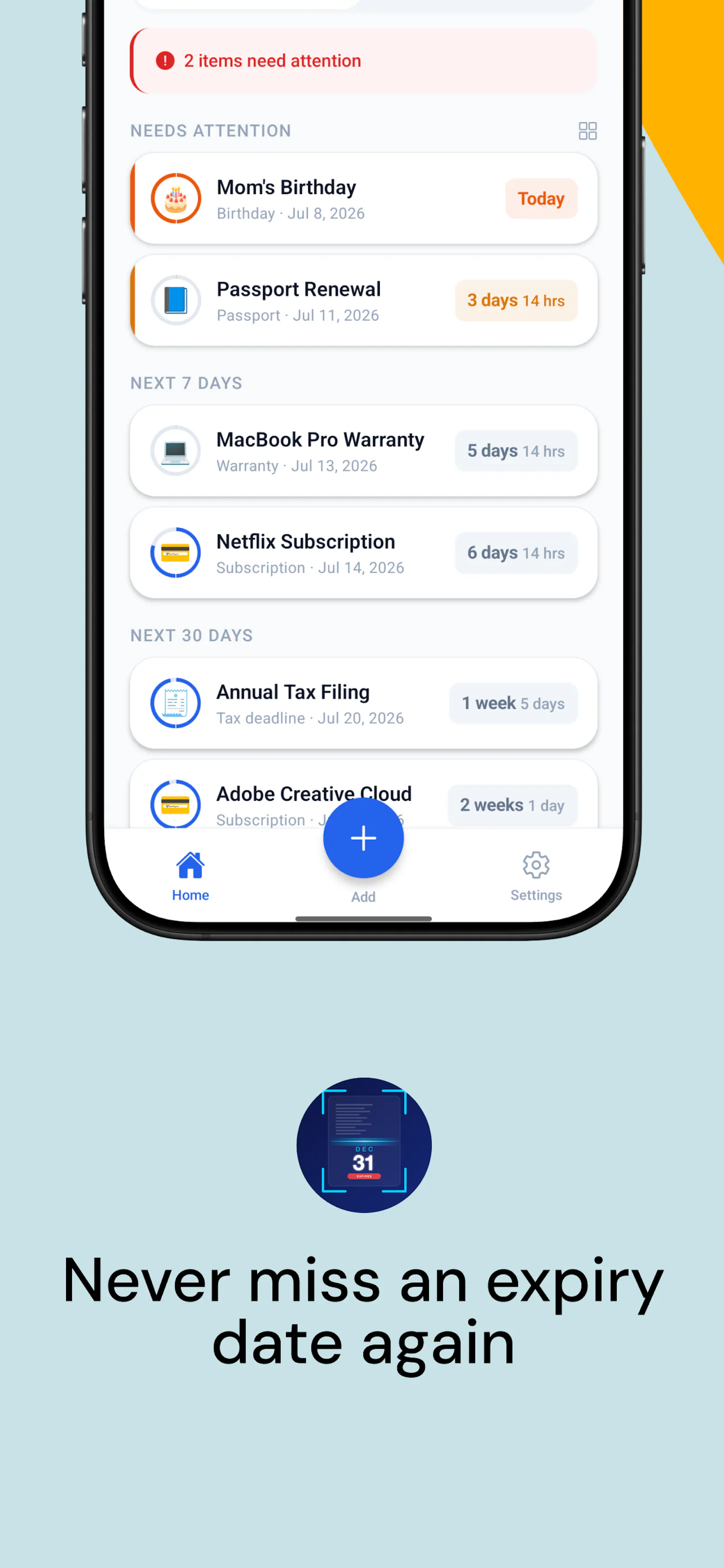 ScanDue: Expiry Tracker screenshot 2