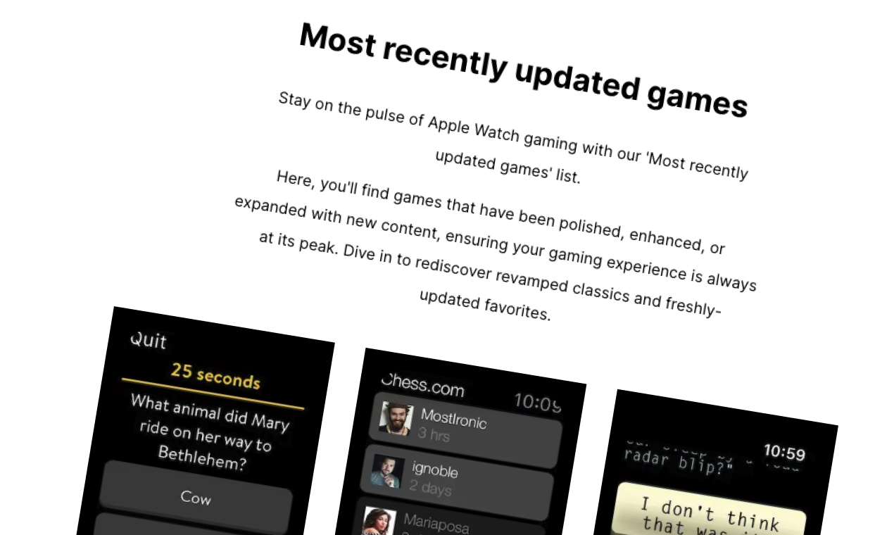 Apple Watch游戏 - Apple Watch游戏列表,因为App Store从未更新媒体2