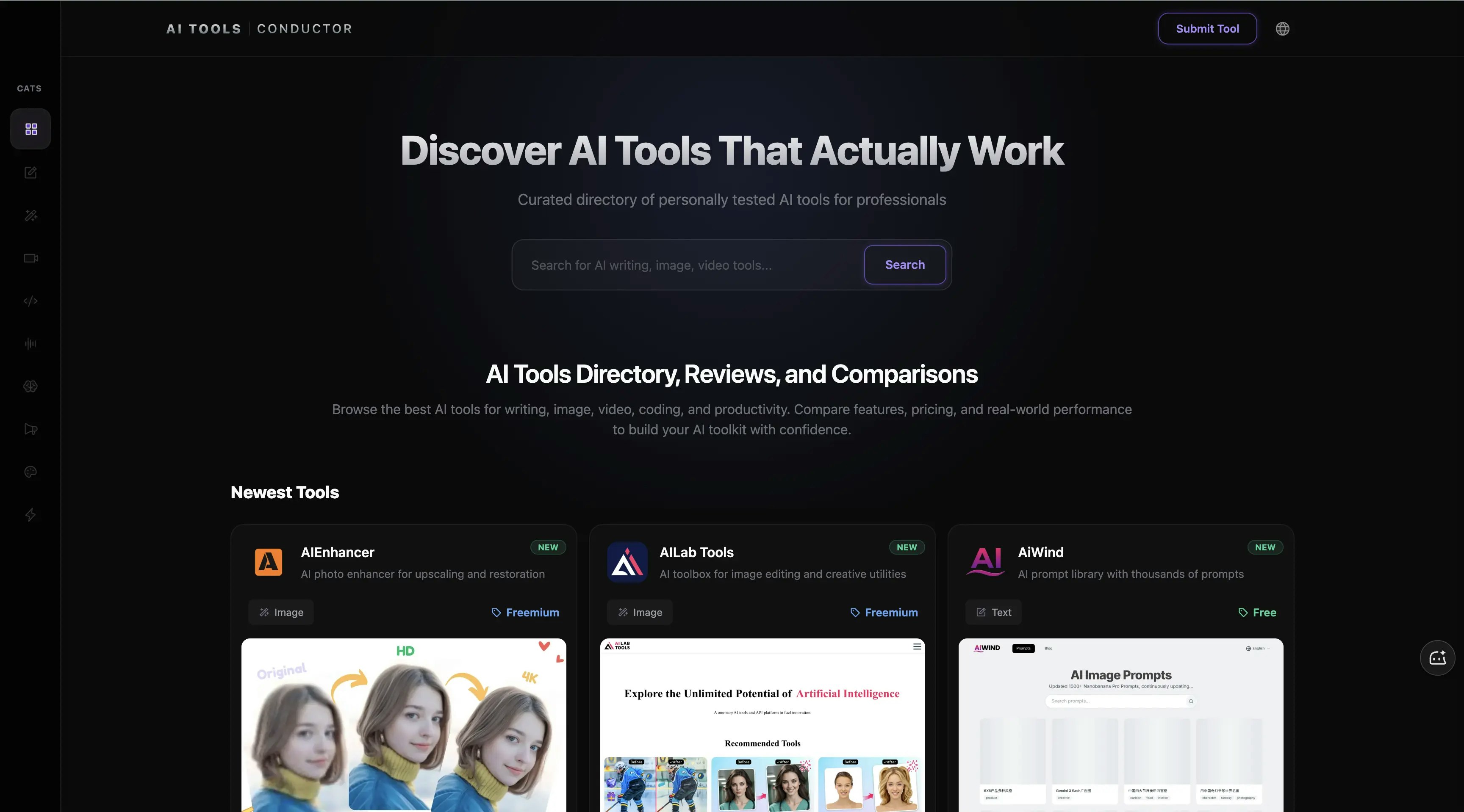 AI Tools Conductor - Screenshot 2 showing product features and functionality