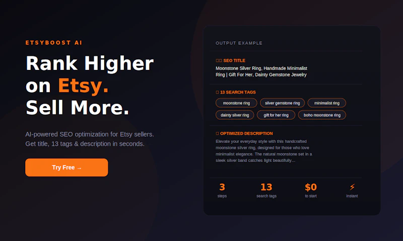 EtsyBoost AI screenshot 1