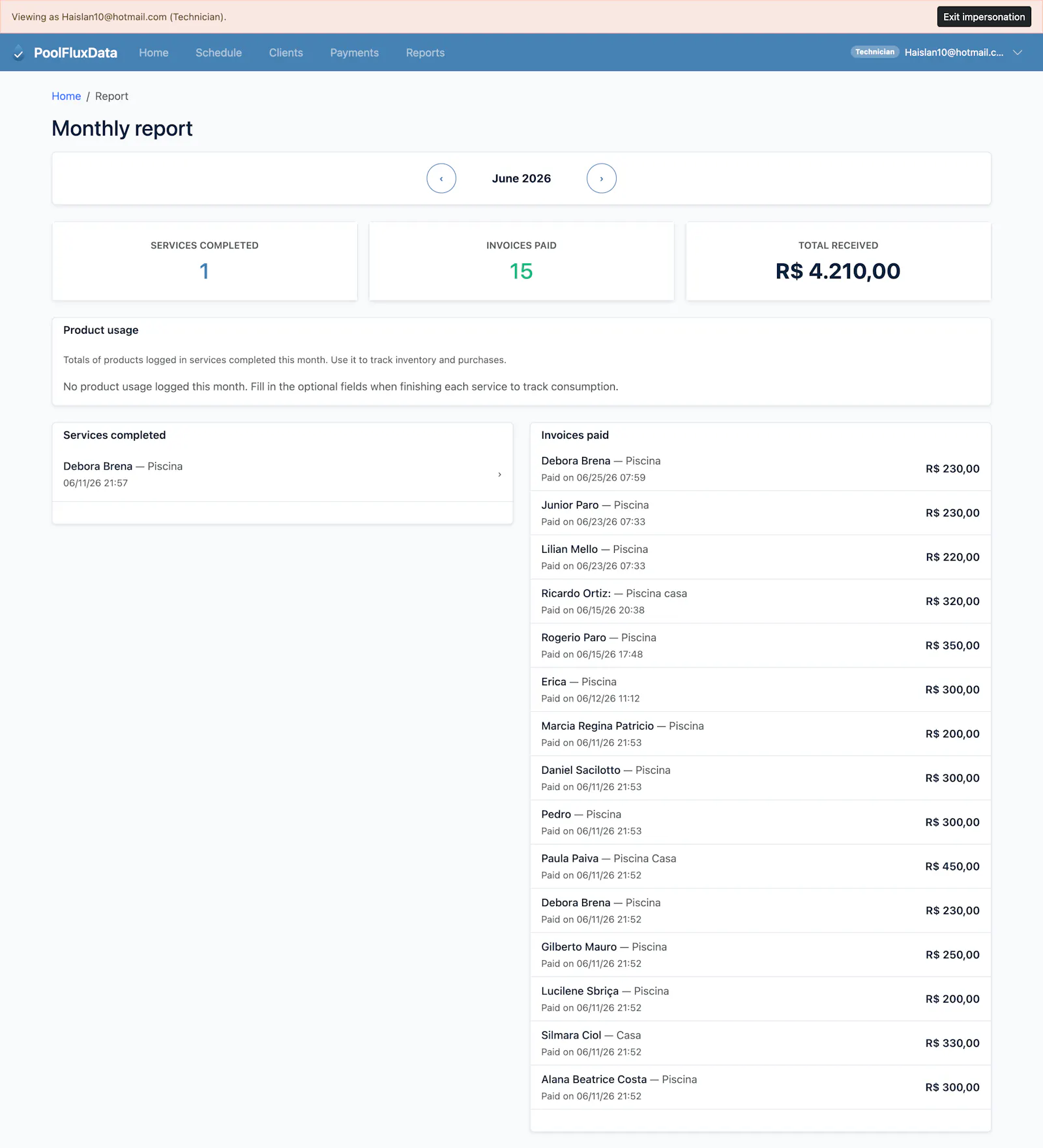 PoolFluxData screenshot 1