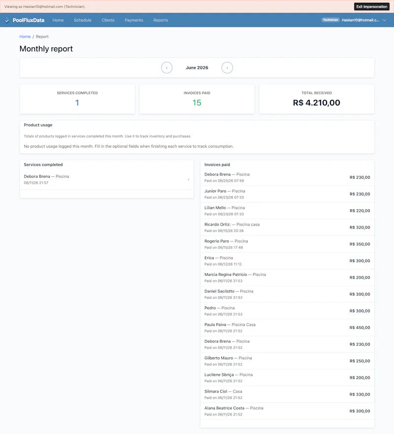 PoolFluxData screenshot 1