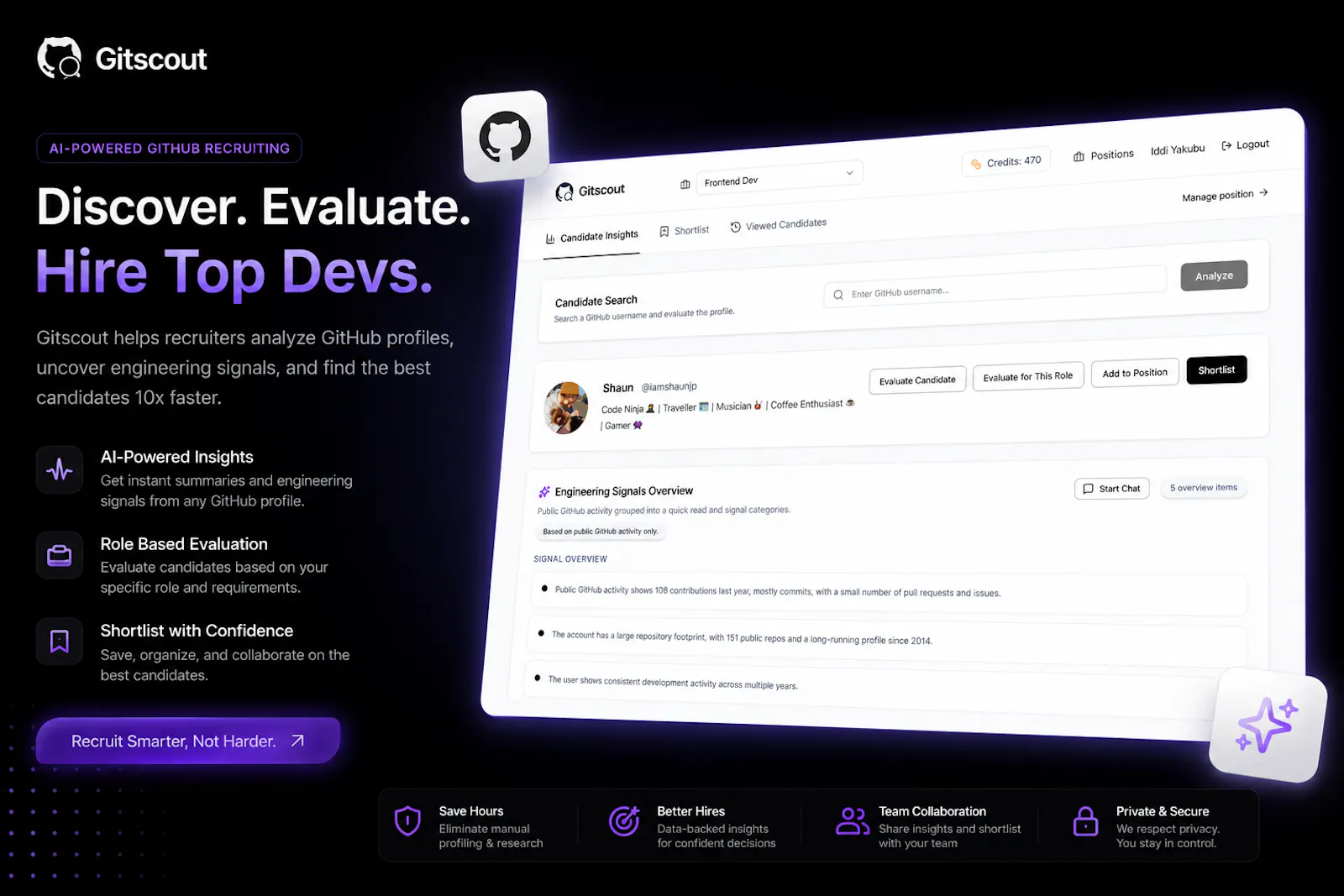 Gitscout screenshot 1