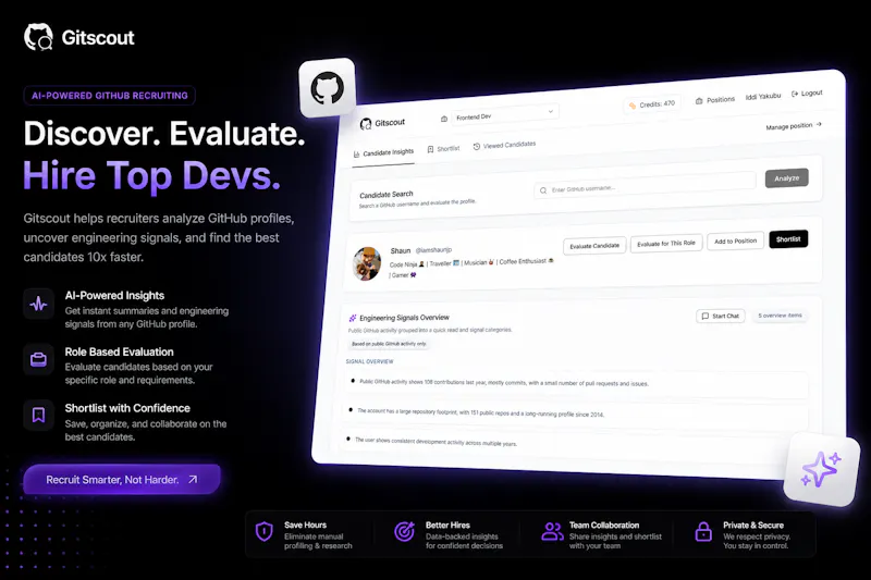 Gitscout screenshot 1