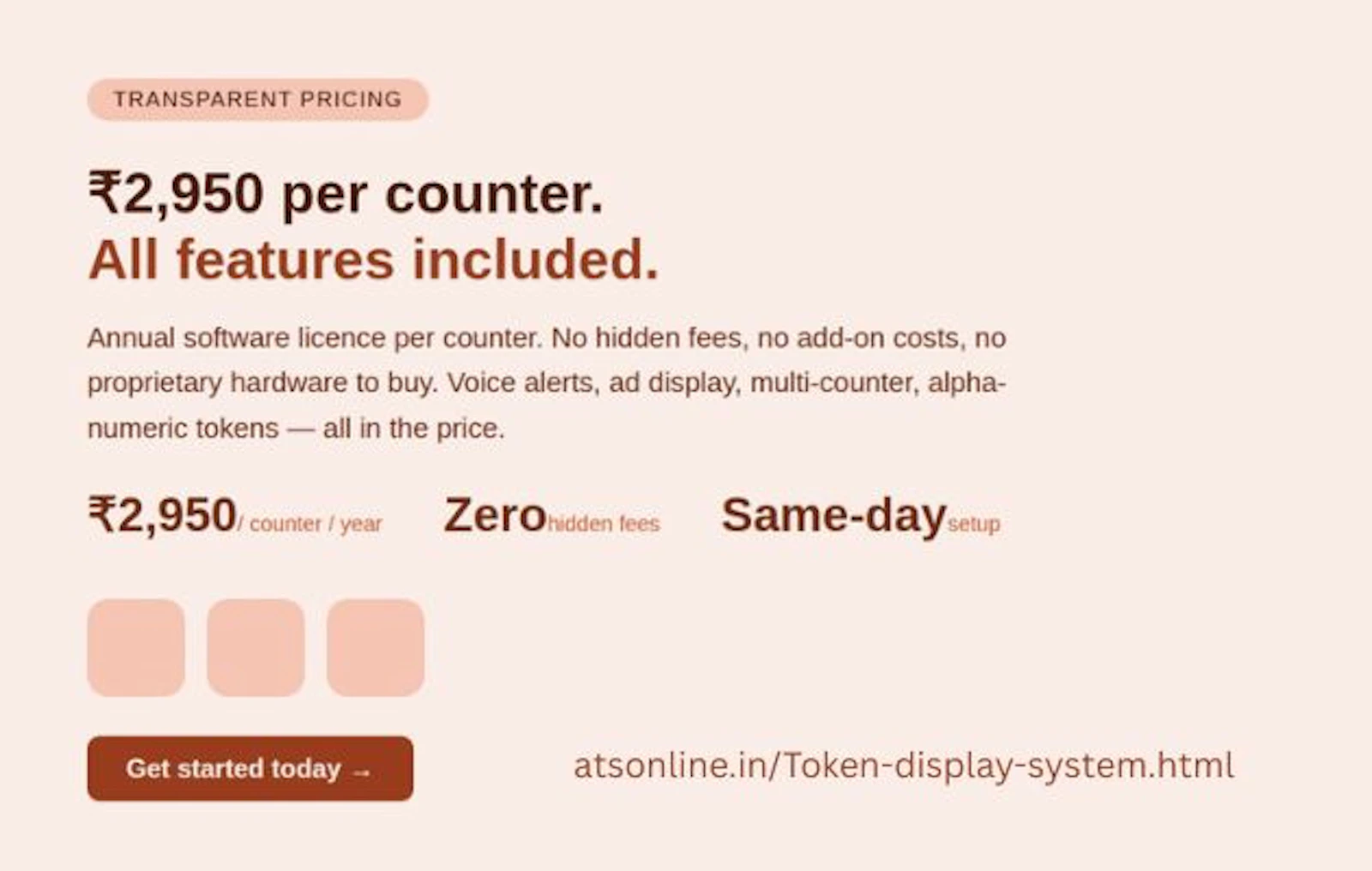 ATS Wireless Token Display System screenshot 5