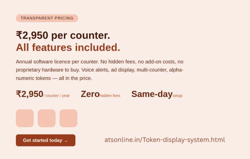 ATS Wireless Token Display System screenshot 5