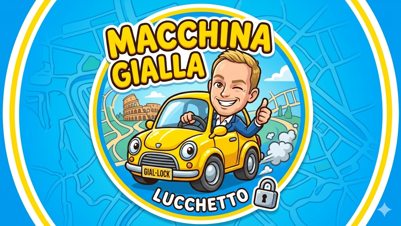 Macchina Gialla Lucchetto App