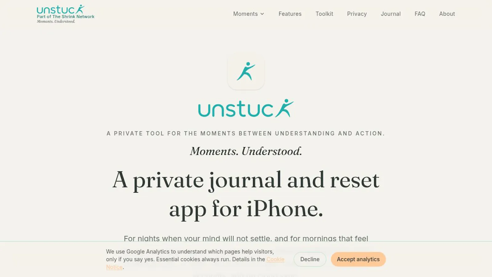 Unstuck: Private Mental Reset App screenshot 6