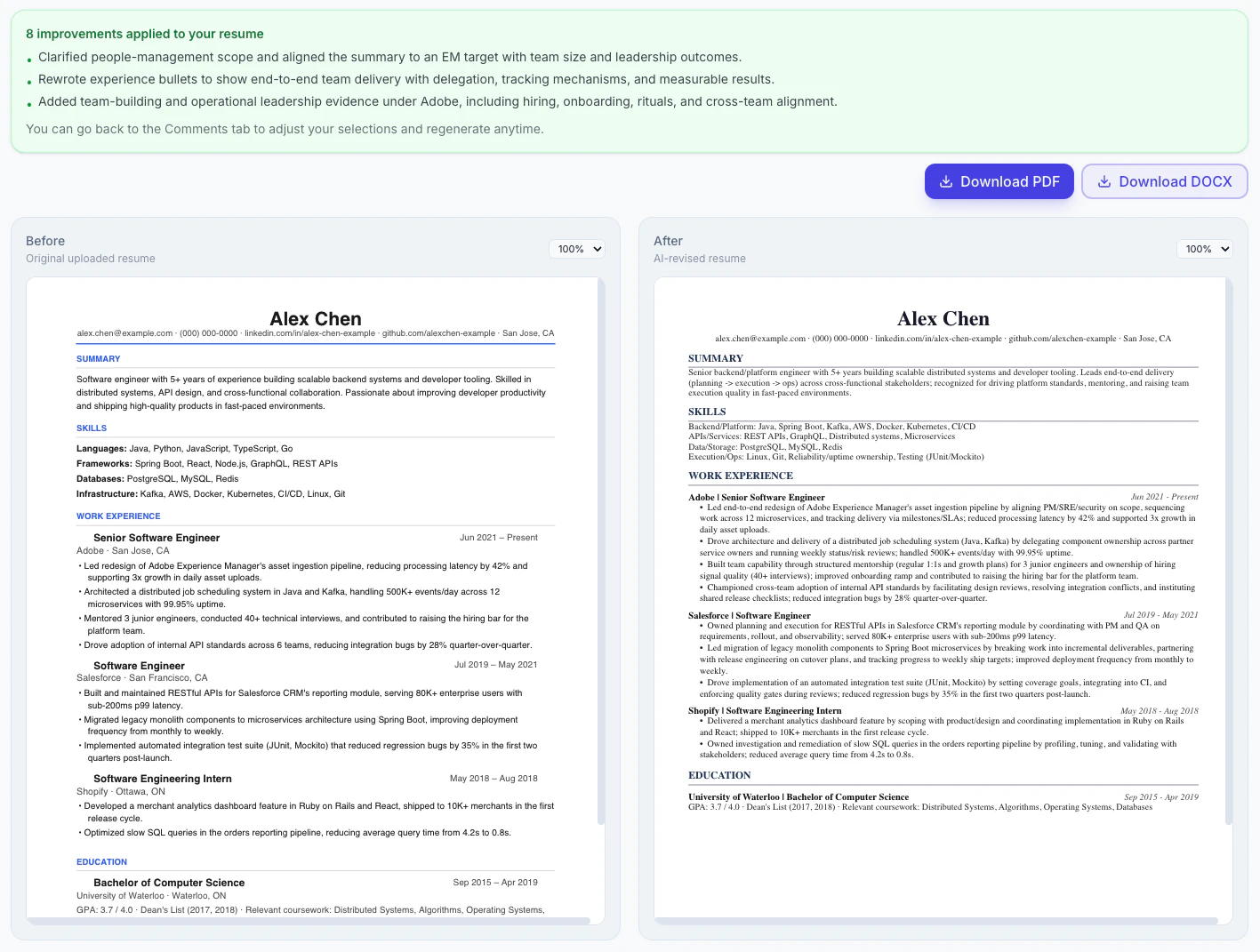 Resume Pass screenshot 3