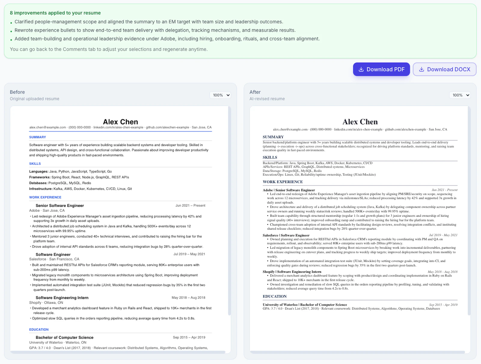 Resume Pass screenshot 4