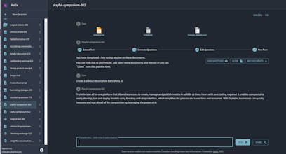 Captura de tela da integração do ChatGPT mostrando o processo perfeito de utilização do Helix.