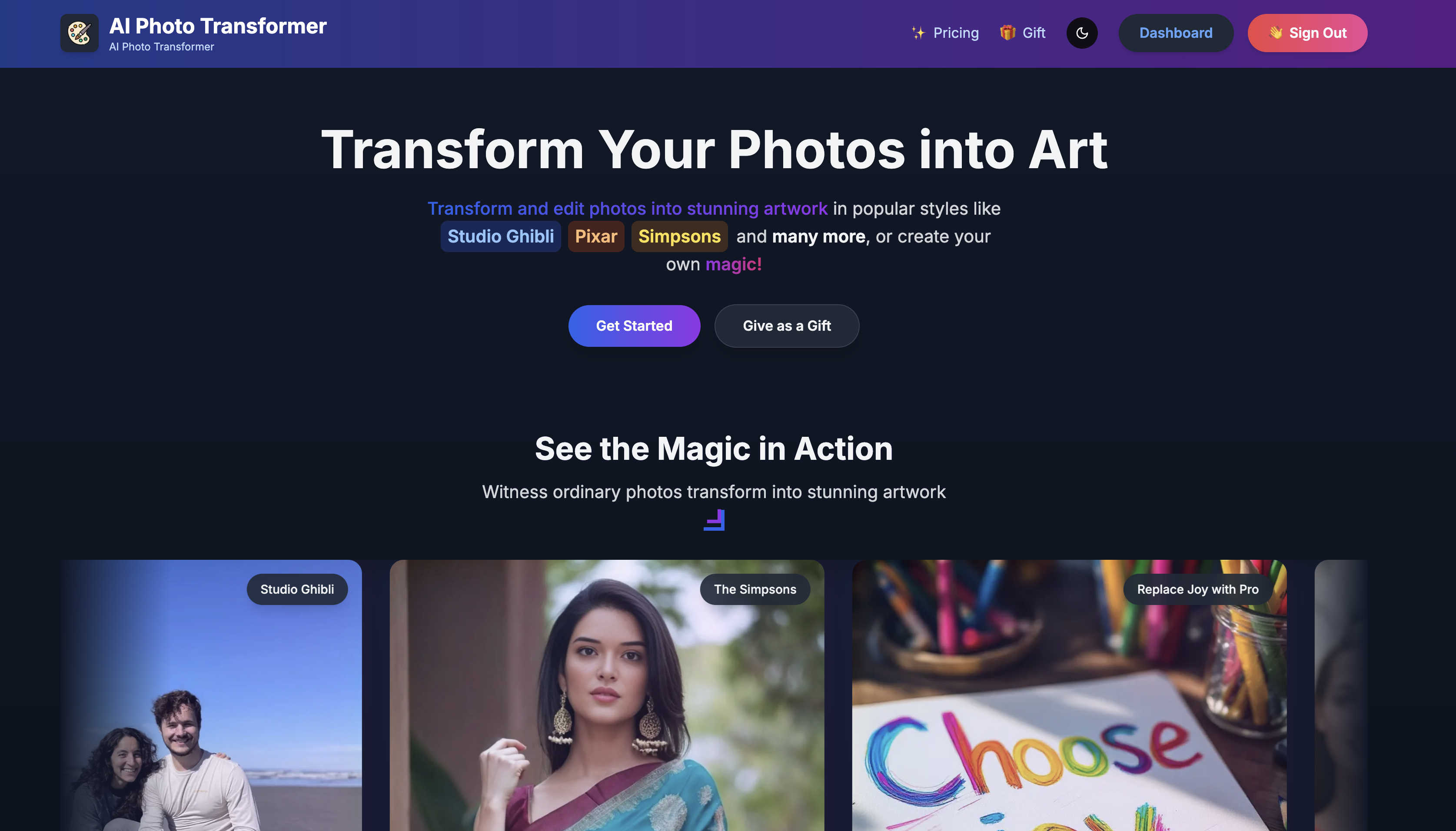 AI Photo Transformer - Faster, cheaper AI image generation. No limits. No waiting. media 2
