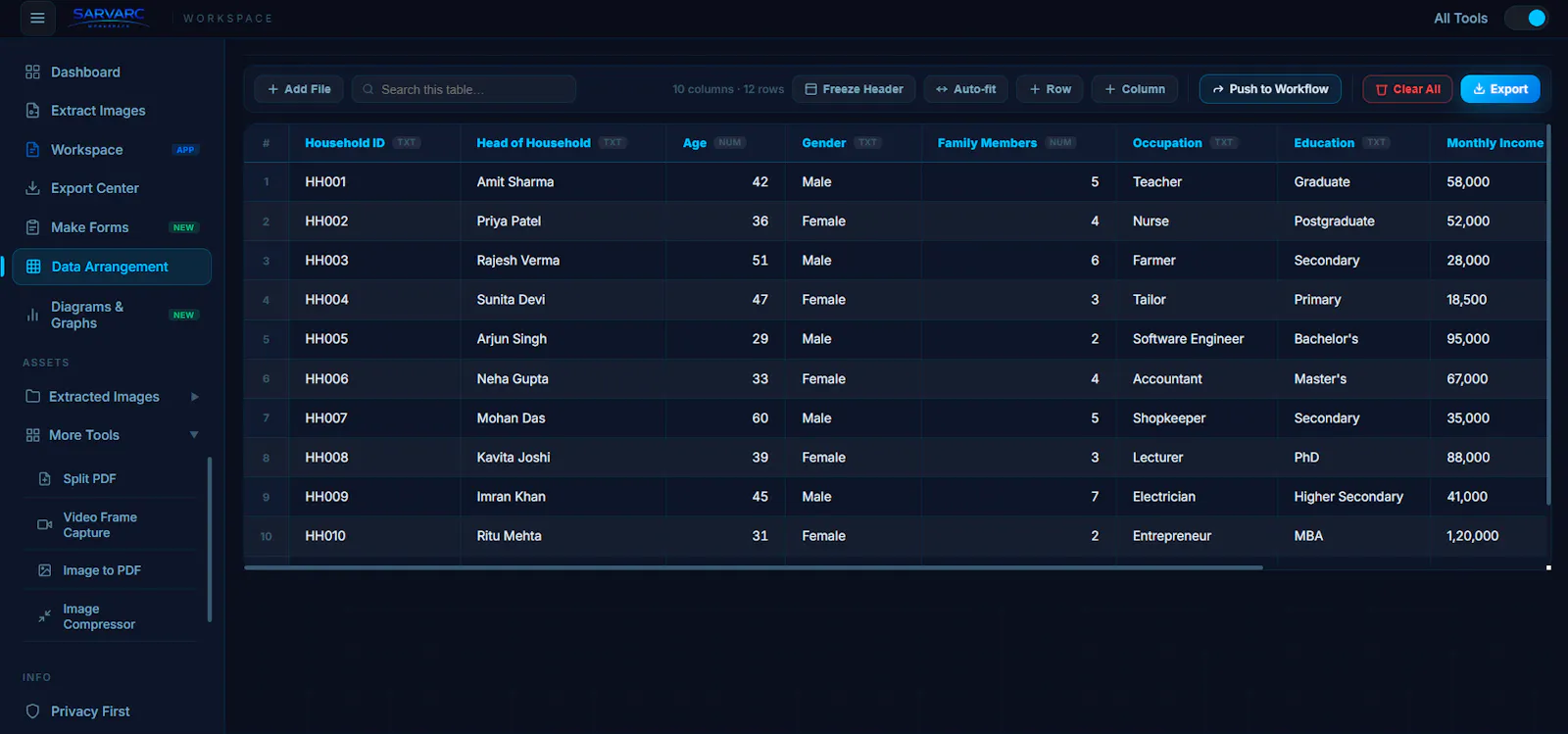 Workspace screenshot 7