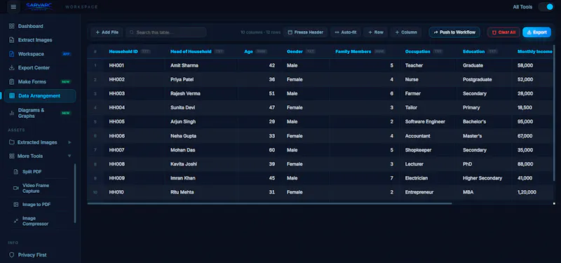 Workspace screenshot 7