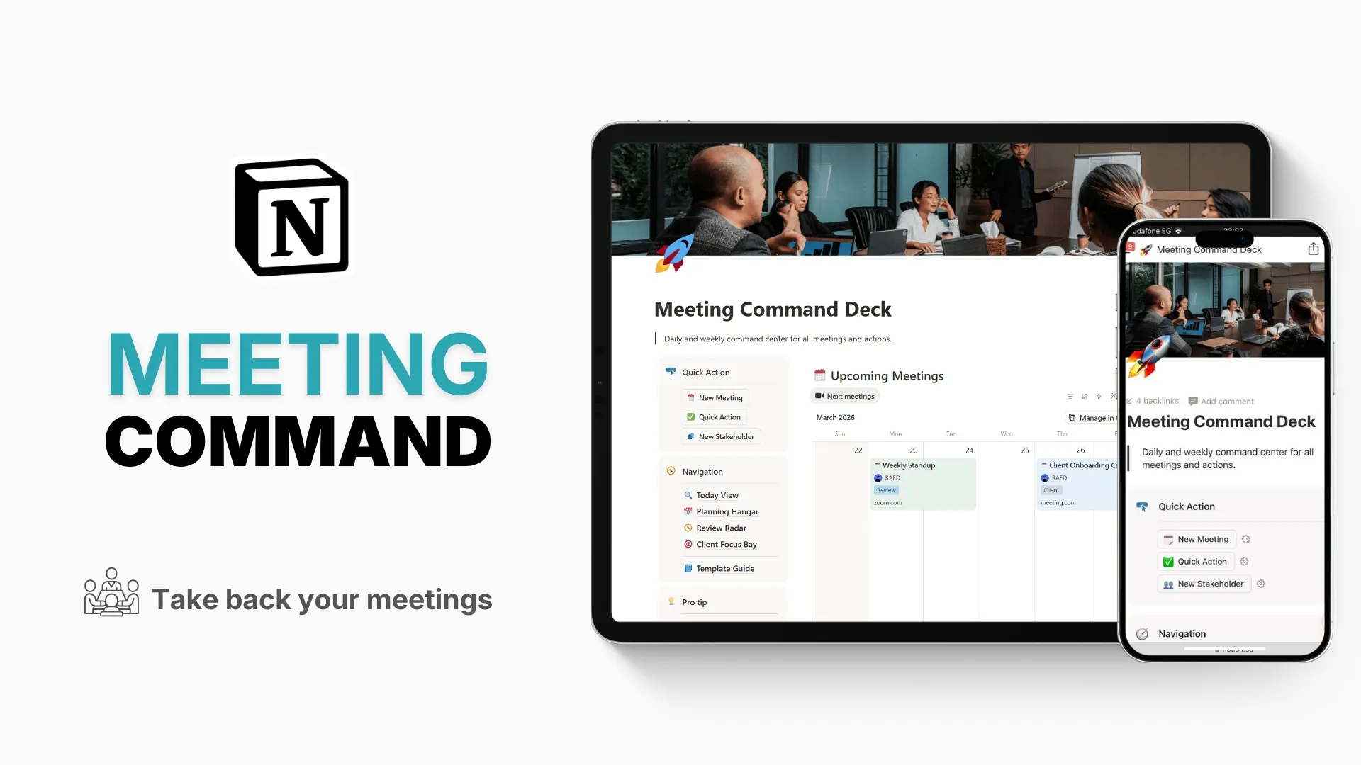 Meeting Command Deck product banner