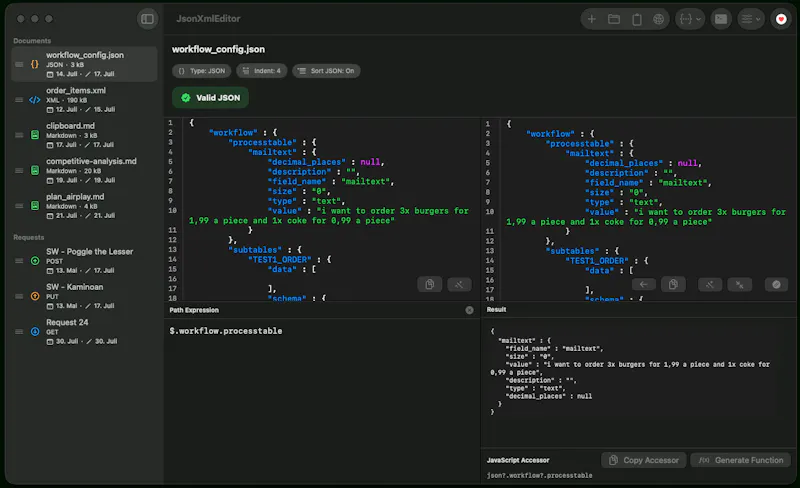 Json XML Editor screenshot 2