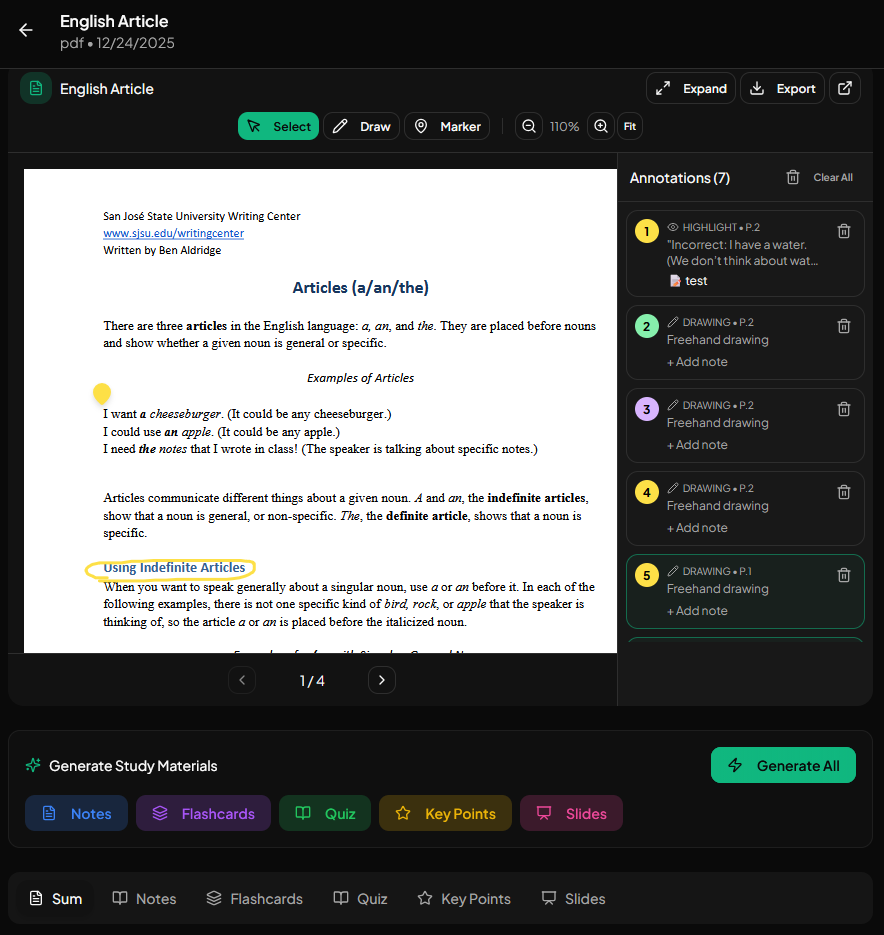 Base Note - Screenshot 3 showing product features and functionality