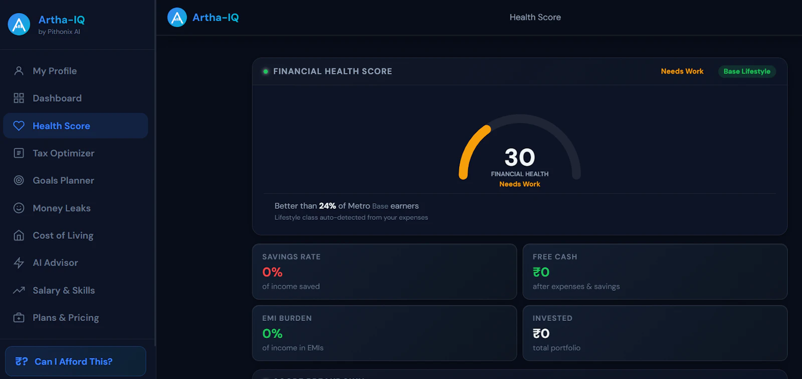 ARTHA -IQ - Your Financial Guide screenshot 1