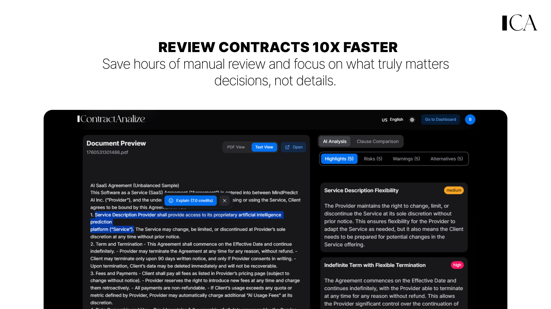 Contract Analize gallery image