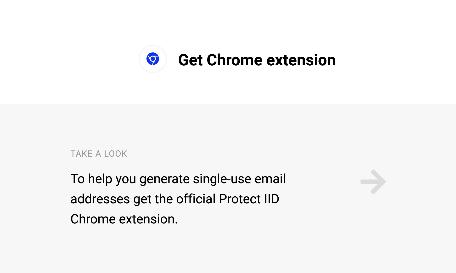 Protect IID Image