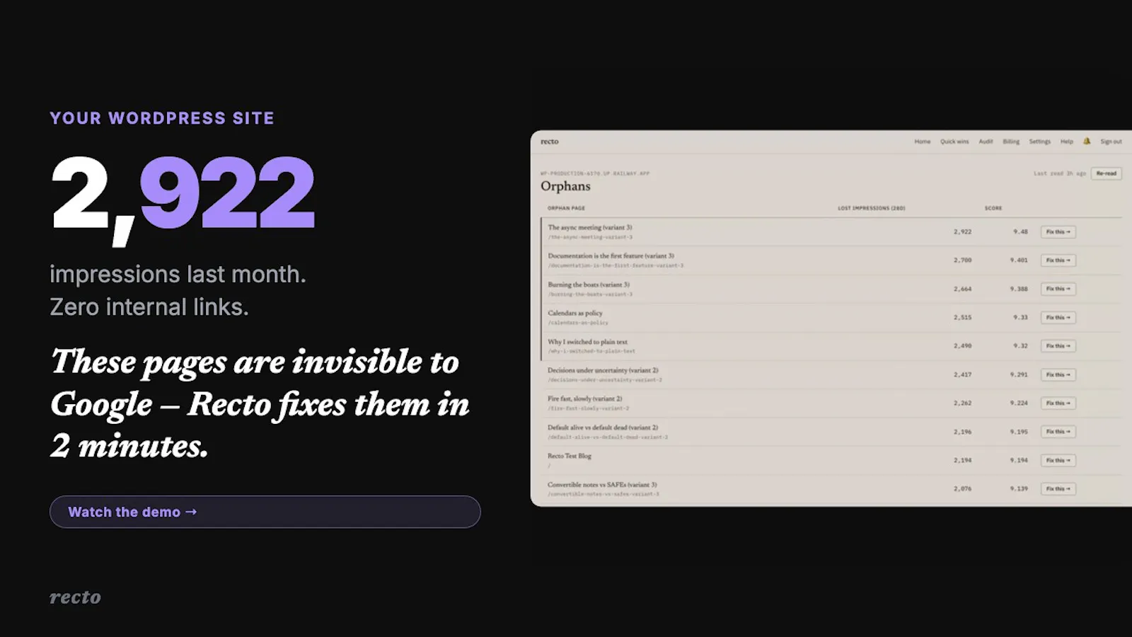 recto screenshot 1 (video preview)