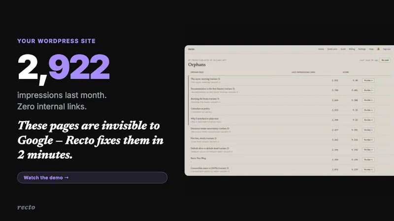 recto screenshot 1 (video preview)