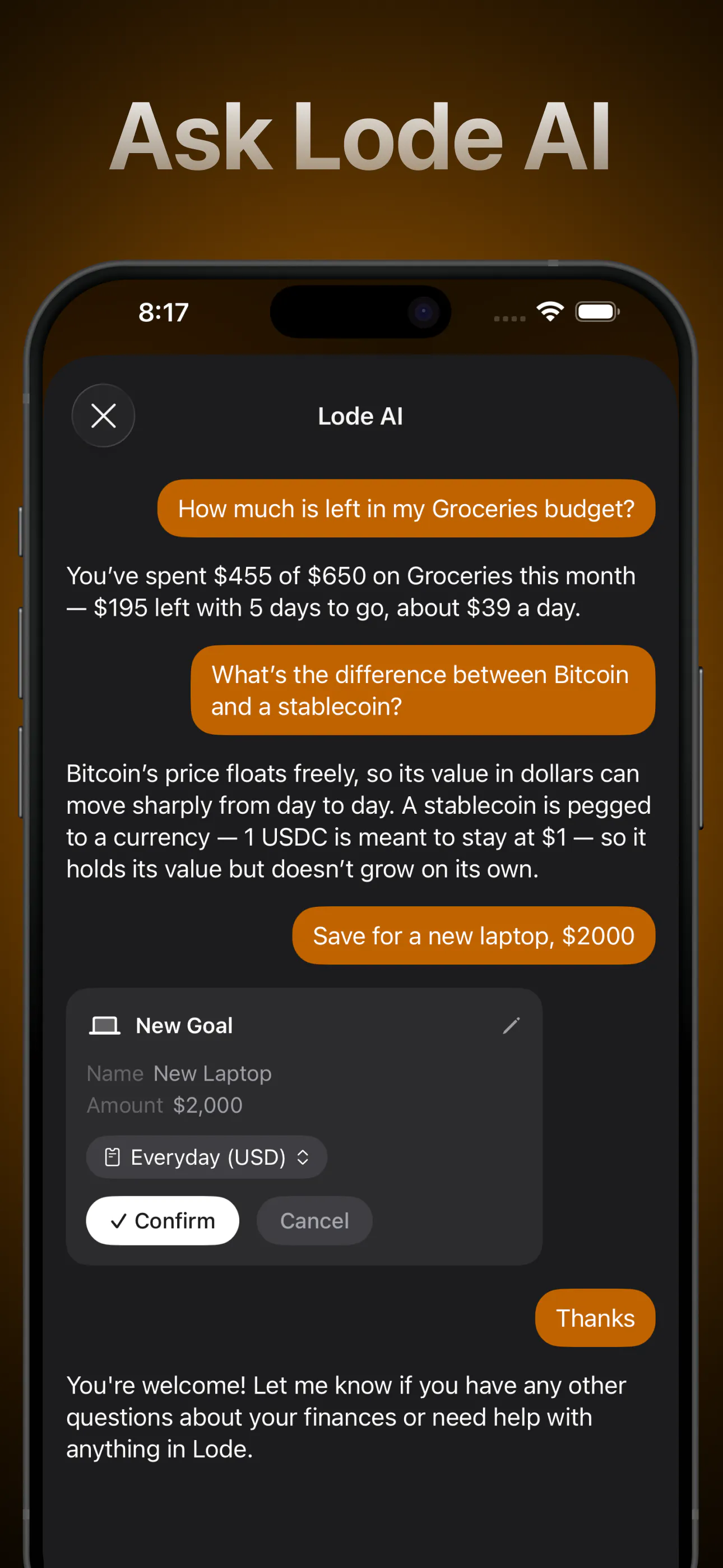 Lode – AI Expense Tracker gallery image