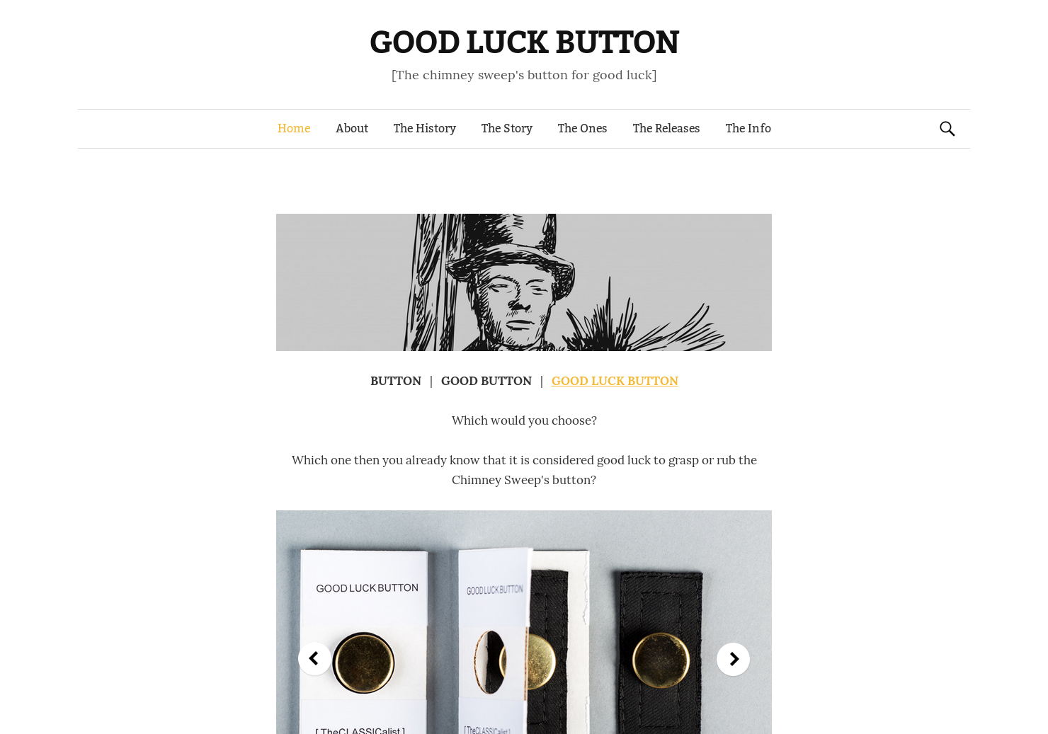 GOOD LUCK BUTTON
