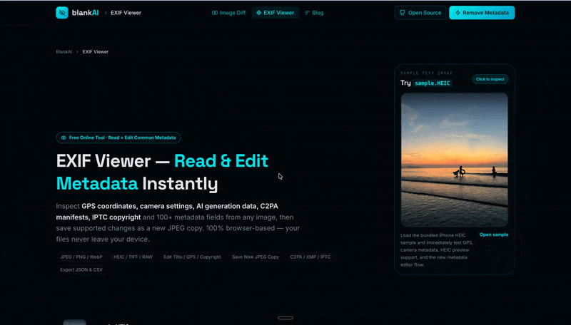 BlankAI — Remove AI Metadata media 1