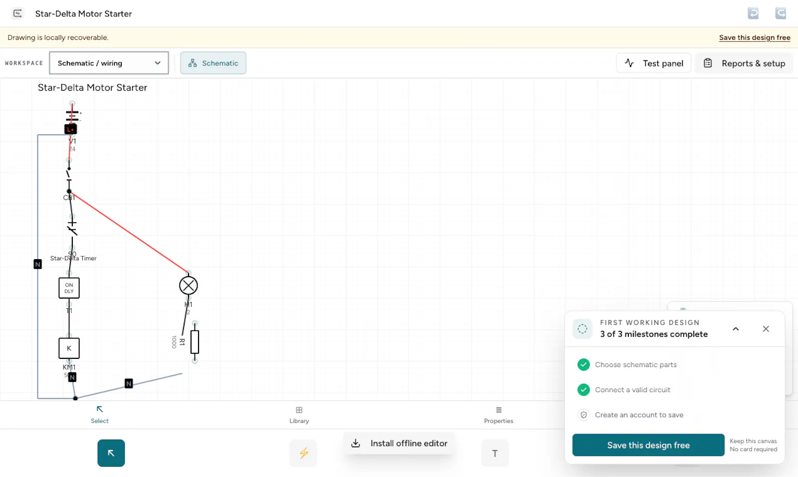 CircuitDiagramMaker screenshot 4