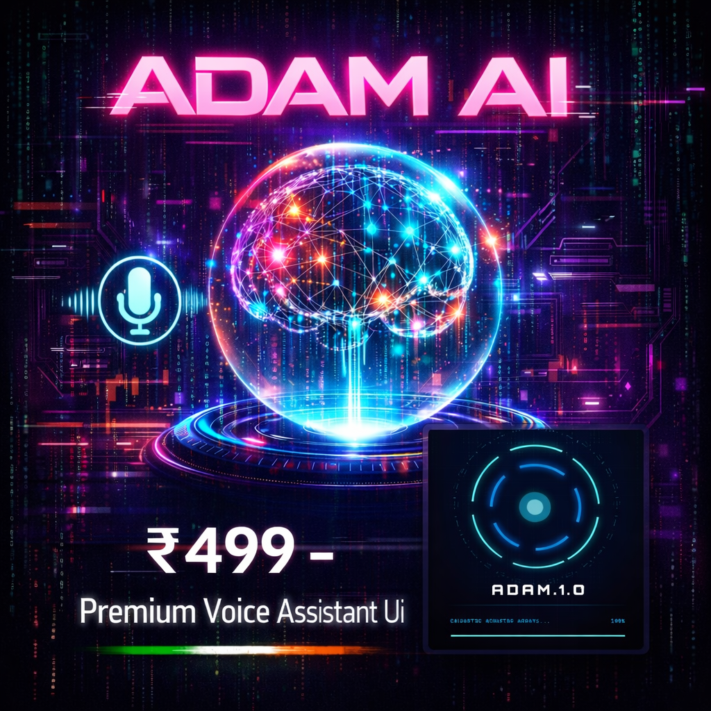 ADAM AI - Voice Assistant UI logo