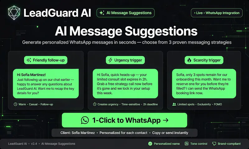 LeadGuard AI screenshot 2