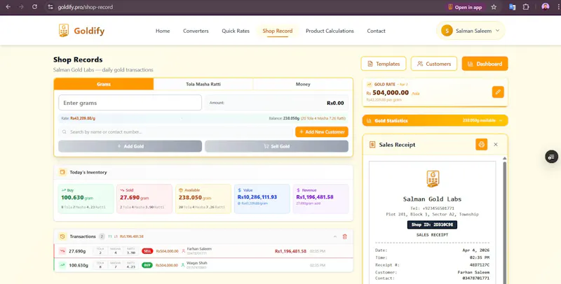Goldify Pro screenshot 3