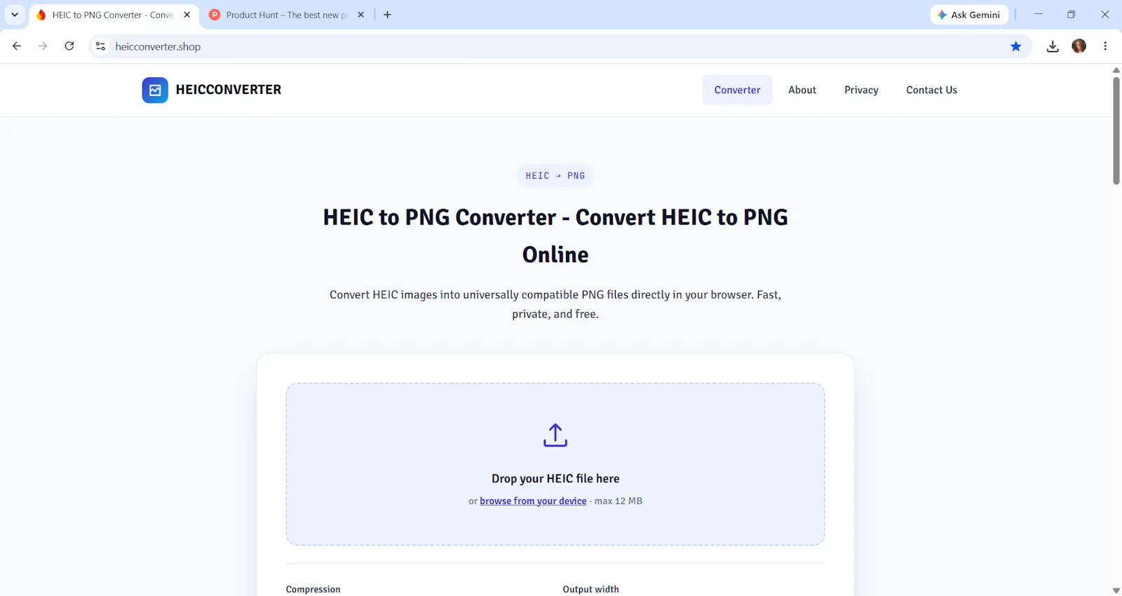HEICCONVERTER screenshot 1