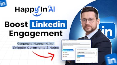 LinkedIn AI Comments Generator HappyInAI gallery image