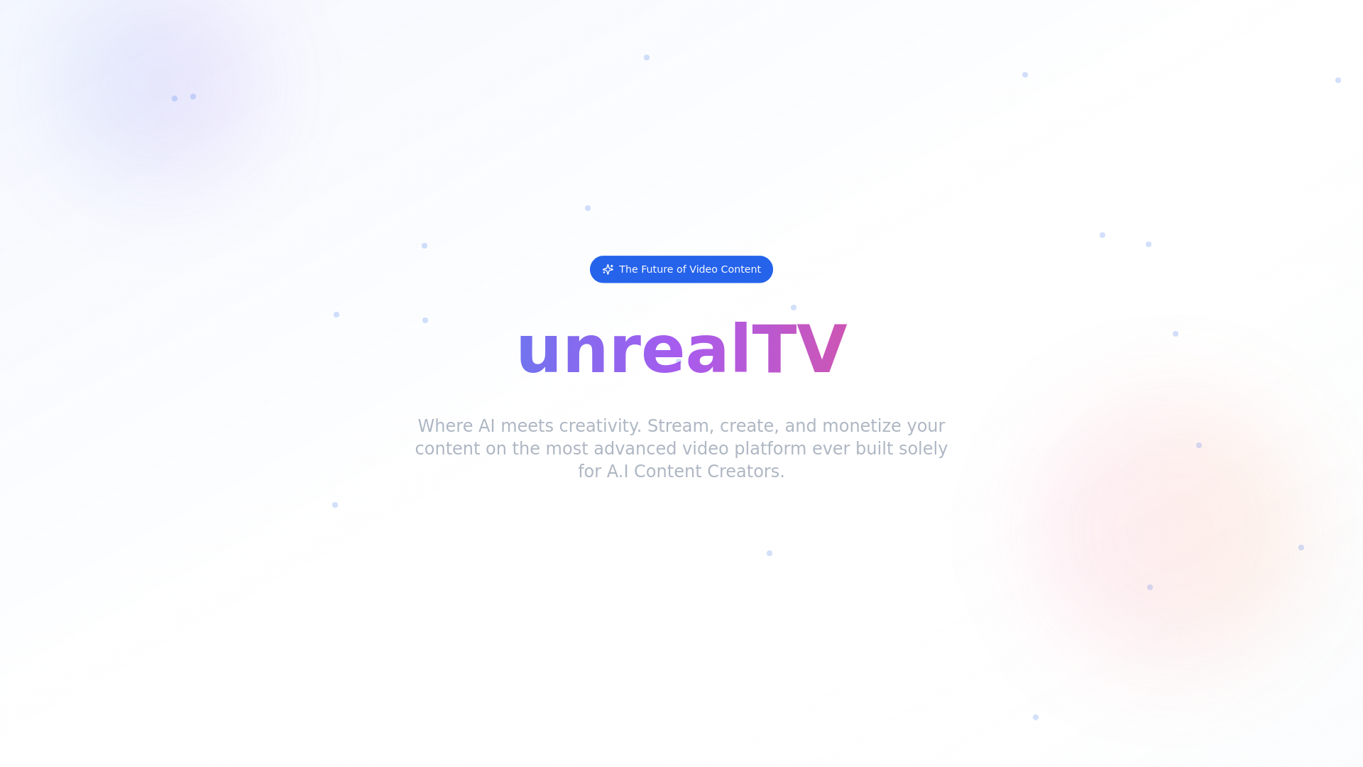 Unrealtv - La prima piattaforma di streaming AI per i creatori di contenuti AI. media 2